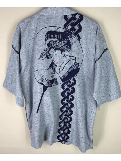 Other Designers Japanese Brand - LAST DROP💥Japanese Harajuku Geisha Printed Grey Kimono