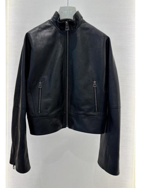Dior Dior Zippered Leather Jacket