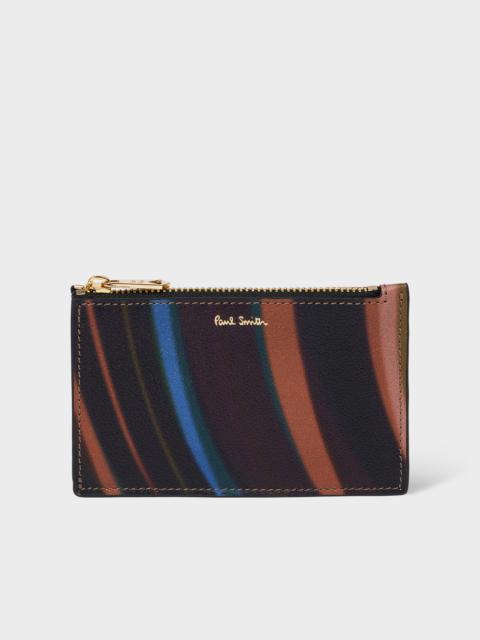 Paul Smith Women's 'Midnight Swirl' Leather Small Zip-Fastening Purse