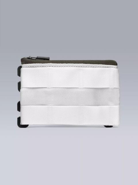 ACRONYM 3A-MP3TS-WHT Modular Tec Sys Peripheral Pocket Olive Reverse Coil Zip