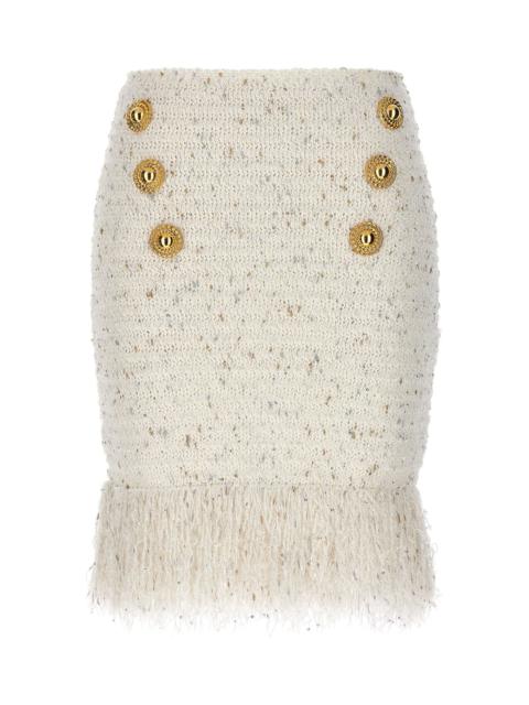 Balmain Tweed Skirt