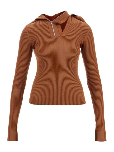 Y Project - Y Project long-sleeved top with pin