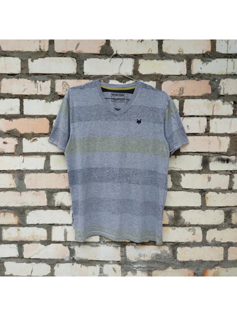 Other Designers Tshirts Zoo York Small Logo Stripes V-Neck