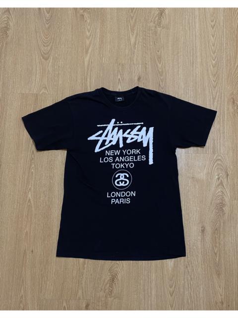 Stüssy Stussy city tour t shirt big logo
