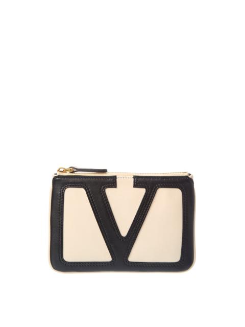 Valentino Valentino VLogo Signature Leather Pouch