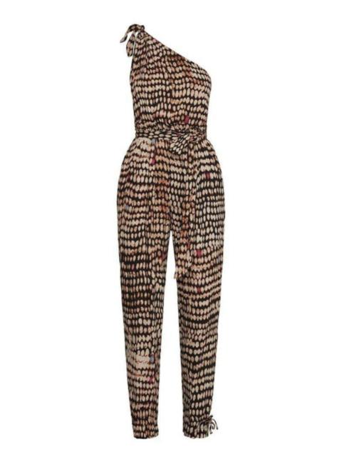 Other Designers Sandy Dots One-Shoulder Jumpsuit