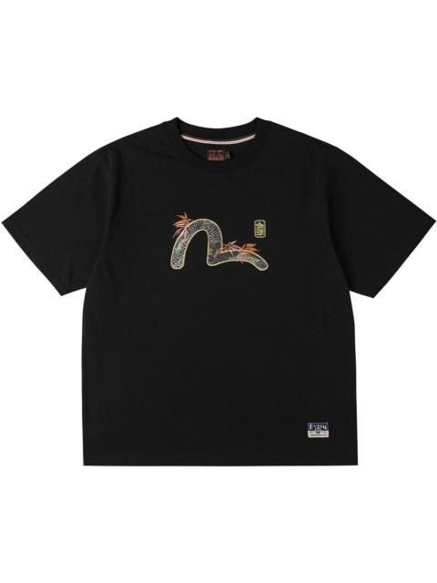 EVISU Brocade Seagull Appliqué T-Shirt