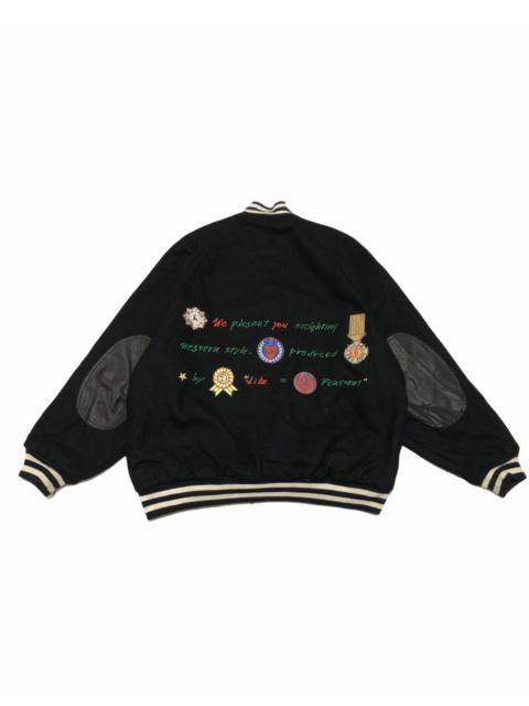 Other Designers Vintage - VJ23 Super Daina Club 1981 Big Logo Varsity Jacket