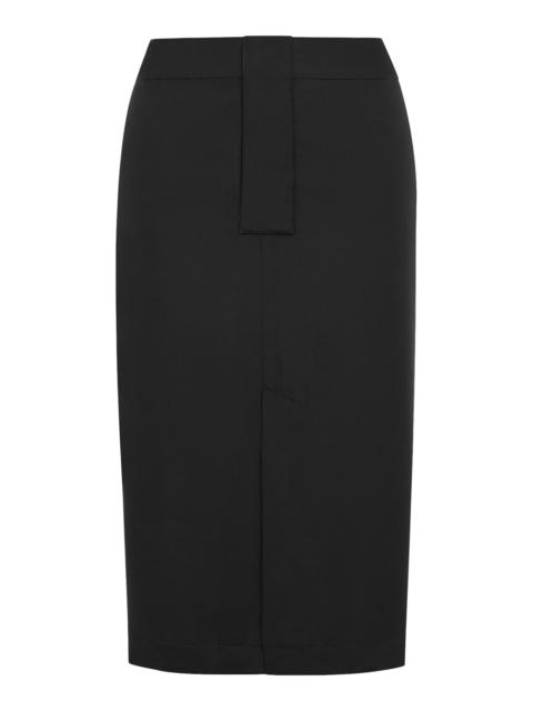 PENCIL SKIRT IN SILK CRÊPE DE CHINE