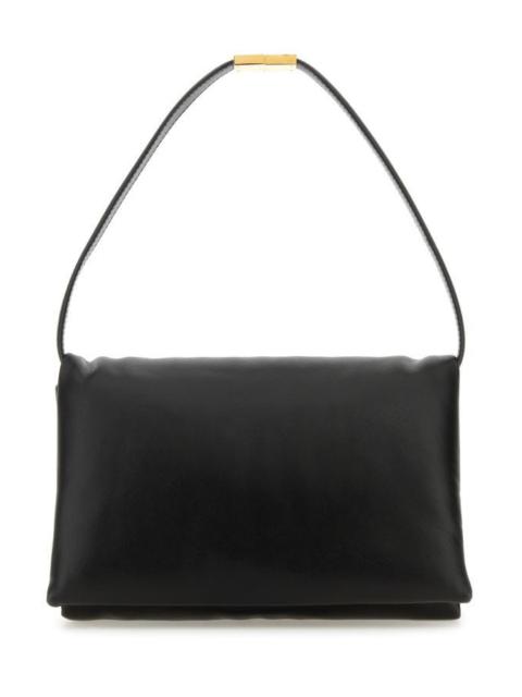 Marni Woman Black Leather Shoulder Bag