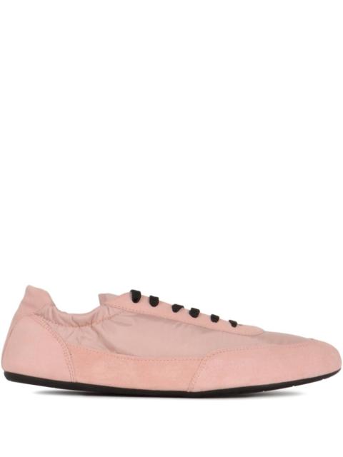 Prada Prada Women Collapse Re-Nylon And Suede Leather Sneakers