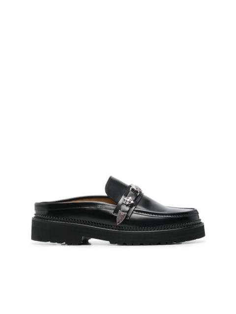 leather loafers
