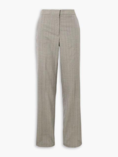 Stella McCartney Pinstriped wool straight-leg pants
