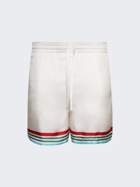 CASABLANCA Casa Way World Series Shorts White