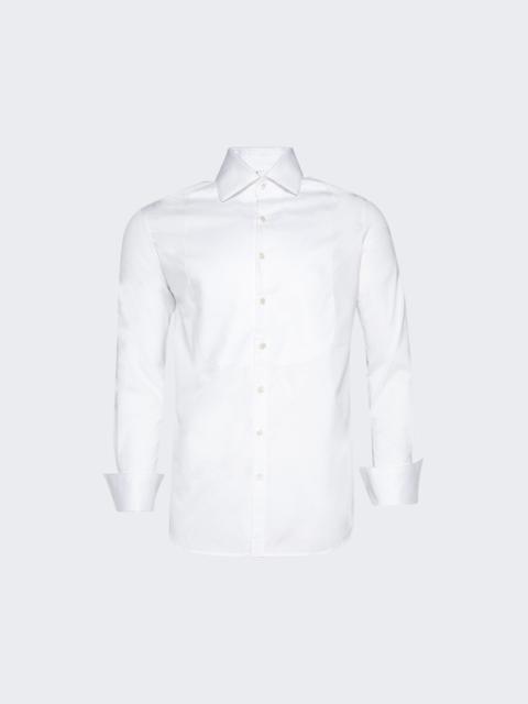 BODE Bib Tuxedo Shirt White