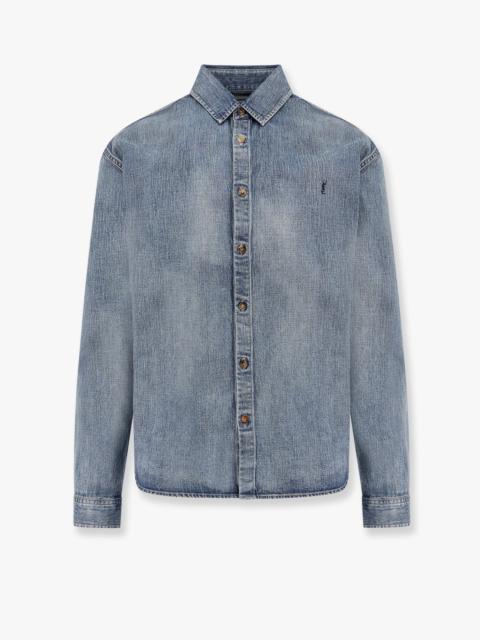 SAINT LAURENT Saint Laurent Cassandre Denim Shirt