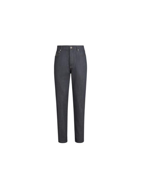 Brunello Cucinelli Brunello Cucinelli Comfort denim trousers in Medium Grey at Nordstrom