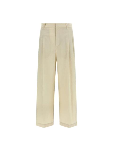 Brunello Cucinelli Brunello Cucinelli Neutrals Trousers - Tailored Trousers Women