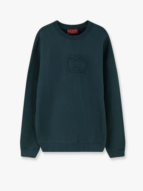 GUCCI Gucci Cotton Sweatshirt With Gg Incrocio Detail
