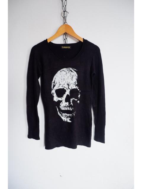 Hysteric Glamour Y2K Glamourous Life Skull Wool Knitwear