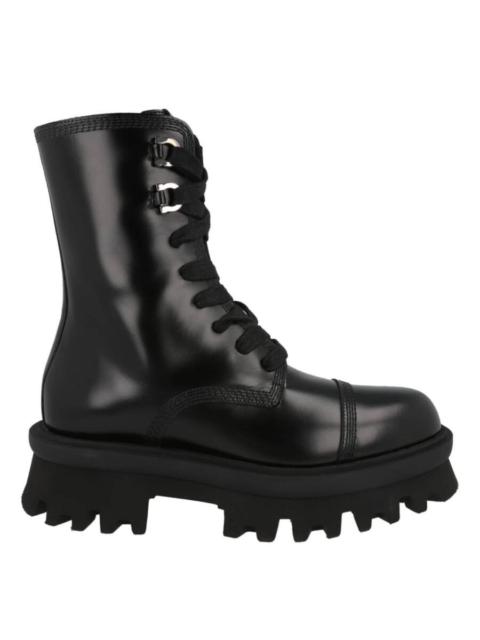 FERRAGAMO Ferragamo Kira Leather Combat Boots