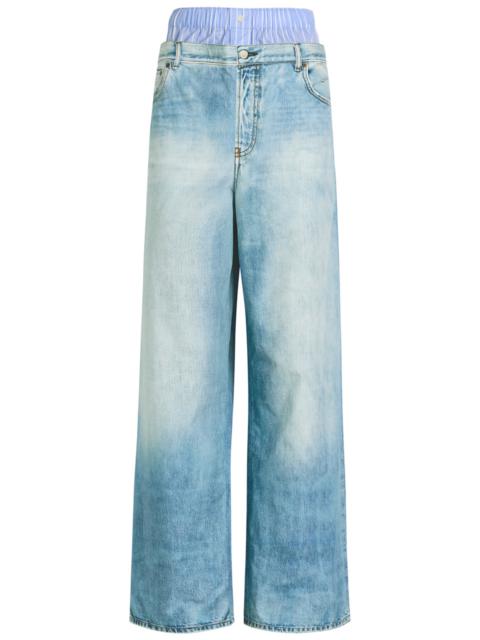 Acne Studios Acne Studios Jeans-effect Cotton Trousers