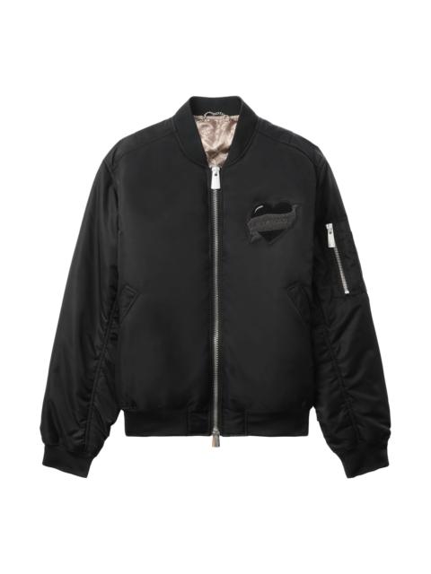 CHARLES JEFFREY LOVERBOY LOGO-APPLIQUÉ BOMBER JACKET