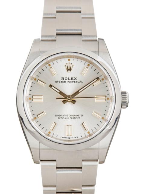 ROLEX Pre-owned Rolex Oyster Perpetual Ref 126000 Dominos Link