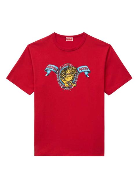 KENZO Kenzo Men `Kenzo Jumping Tiger` Cotton T-Shirt