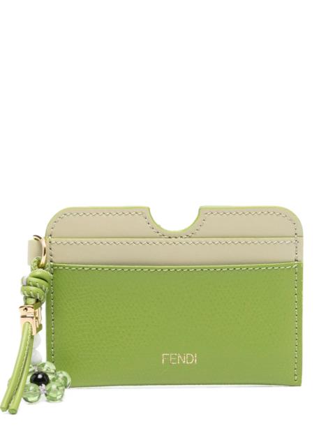FENDI Fendi FF Diamonds Flower-detail Card Holder