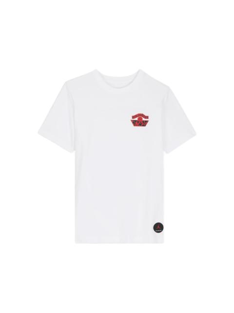 graphic-print "White" T-shirt
