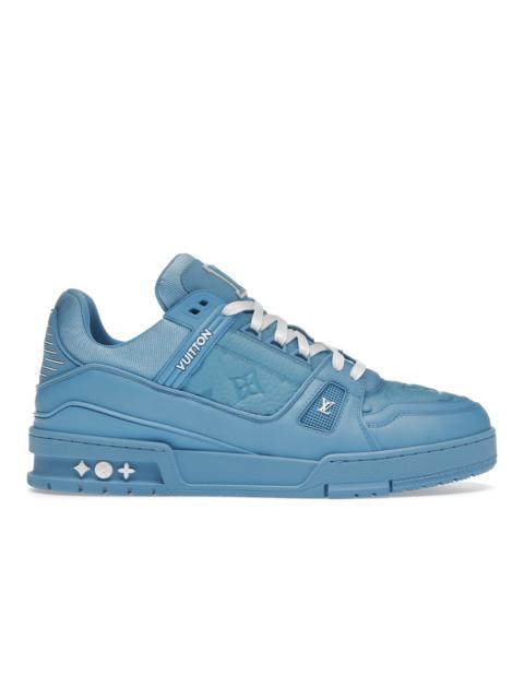 Louis Vuitton Louis Vuitton Trainer Blue Embossed Monogram