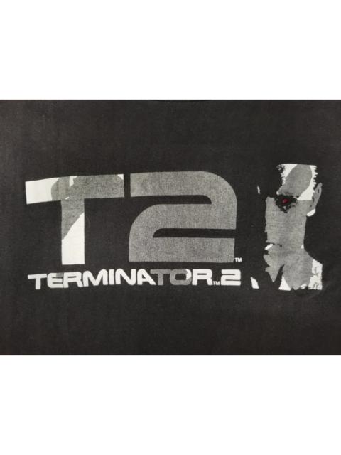 Other Designers Vintage - Vintage Terminator 2 Movie Tee I'll be back Stitches RARE