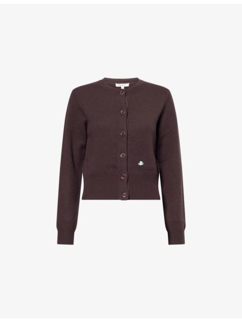 JW Anderson Regular-Fit Embroidered Wool Cardigan