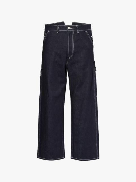 Junya Watanabe x Carhartt WIP notched-waist wide-leg denim jeans