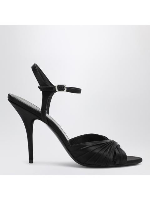 BALENCIAGA Balenciaga Black Dynastie Satin Sandals Women