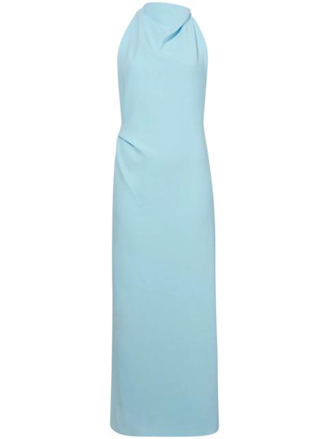 Proenza Schouler Selena high-neck ruched midi dress
