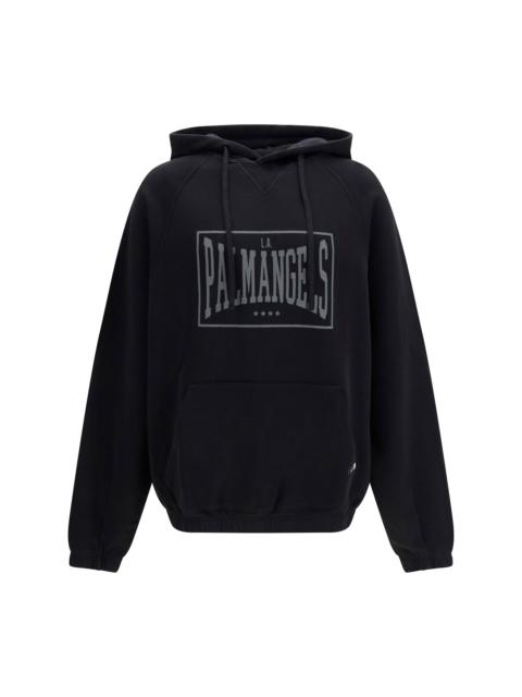Palm Angels Palm Angels Vintage Box Logo Hoodie Black-Grey