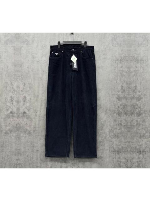Prada Prada Corduroy Triangle Logo Heavyweight Jeans