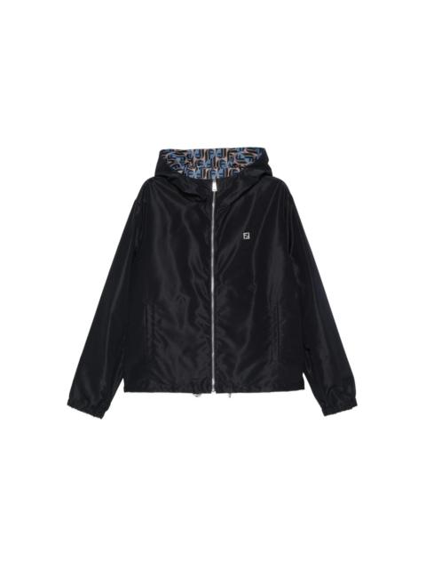 FENDI Fendi Blue Jackets - Hooded Jackets Men