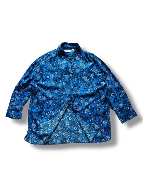 Marni MARNI X Uniqlo Japan Blue Flowers Shirts Buttons Up Size L