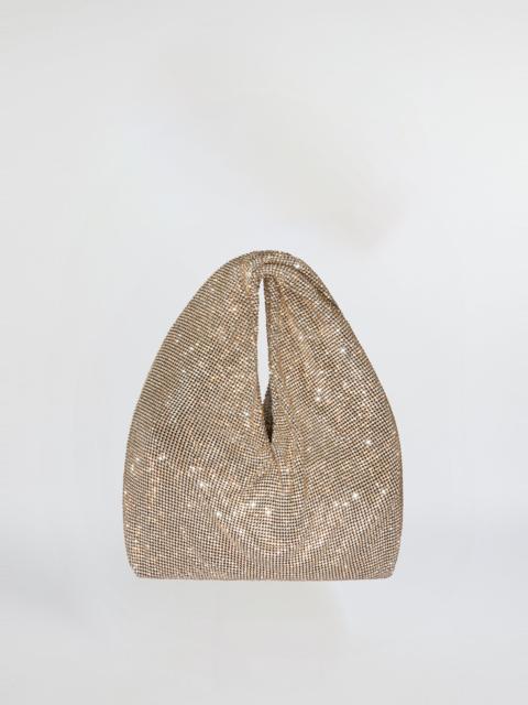 A.L.C. Paige Rhinestone Chain Mesh Bag