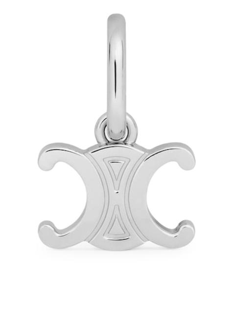CELINE Celine Women Triomphe Celine Charms In Rhodium-Plated Brass