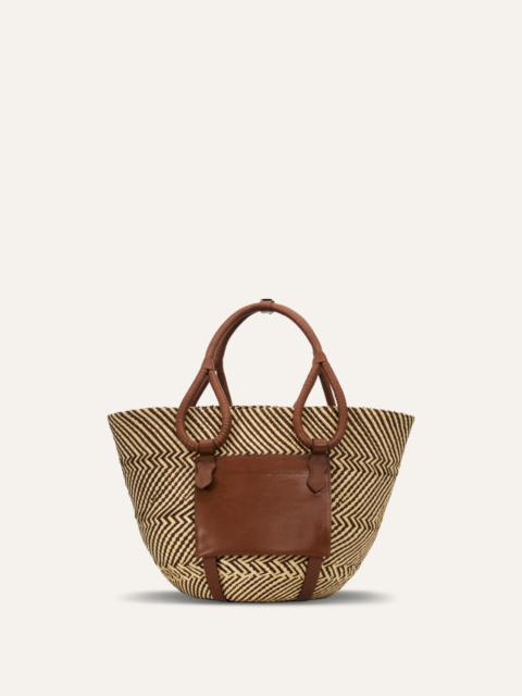 Johanna Ortiz Destination Seaside Tote Bag in Brown