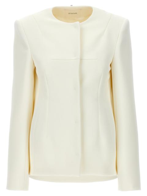 Sportmax Aceri Blazer And Suits White