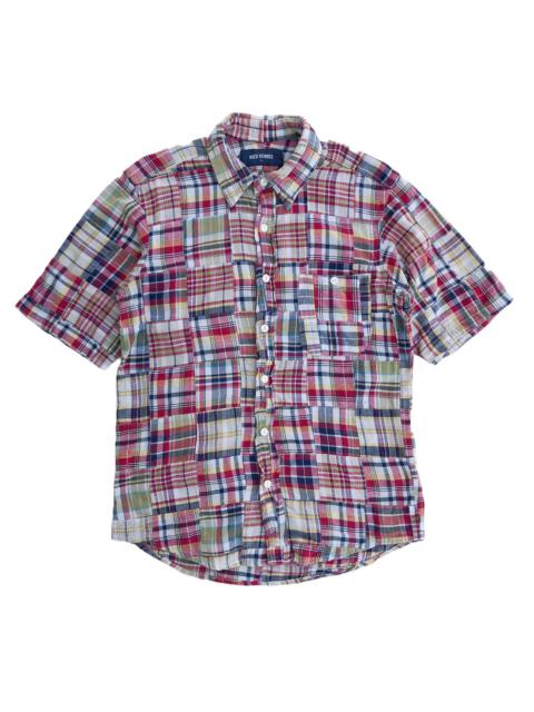 Other Designers Japanese Brand - Japanese Brand Multicolour Patchwork Back Number Shirts