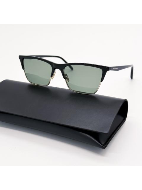SAINT LAURENT NEW SAINT LAURENT SL767 001 GREEN SUNGLASSES SAINT LAURENT