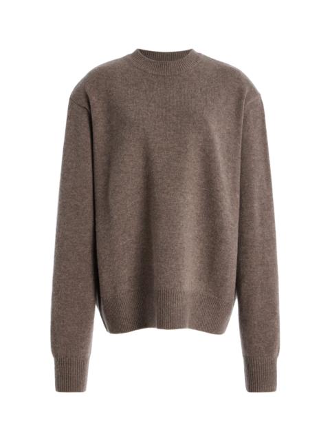 The Frankie Shop Rafaela Merino Wool-Cashmere Sweater brown