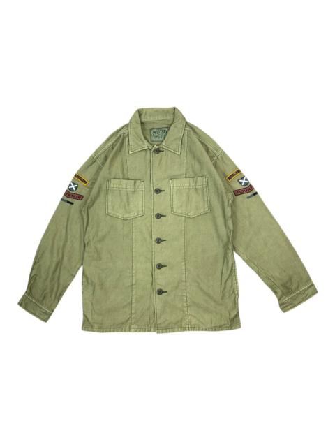 Other Designers VINTAGE SLY MILITARY BUTTON SHIRTS