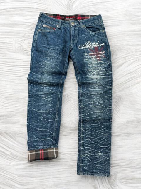 JACK SERIKA POEM TARTAN PLAID CLAW MARK DENIM